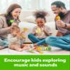Coogam Wooden Musical Instruments for Toddlers, Tambourine Xylophone Castanet Flute Maracas Playset, Wood Percussion Rhythm Music Toy, Montessori Educational Learning Gift view 2