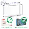 1 PC Acrylic Display Case with Magnetic Lid for Mega Charizard EX UPC Box / Scarlet & Violet 151 UPC Pack of 1 Acrylic Storage Box 5MM Thick Protective Dustproof Display Case view 2
