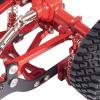 8PCS RC Car Links Set Metal Chassis Pull Rods Suspension Link Mount for 1/16 WPL C14 C24 1/12 MN D90 D91 MN40 MN45 MN96 MN99 MN99s Upgrades (Black) view 3
