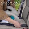 Britax UpNGo Click Backless Booster Car Seat with Rigid Latch, Lightweight and Portable Travel Booster with Slim Design and PosturePlus, Accommodates Kids up to 120 Lbs and 63  Parchment view 4