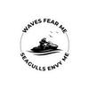 Bold Jet Ski Sticker - Fearless Waves Vinyl Decal for PWC Riders & Water Adventure Lovers view 1