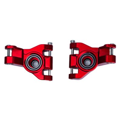 BeaxTurbo Racing Upgrade Parts CNC Aluminum 7075 Rear Axle Carriers for TRAXXAS JATO 4 * 4 1/8 (red)