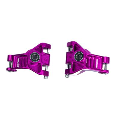 BeaxTurbo Racing Upgrade Parts CNC Aluminum 7075 Rear Axle Carriers for TRAXXAS JATO 4 * 4 1/8 (Purple)