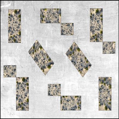 40K Tournament Neoprene Terrain Mats  Chapter Approved 2025 (Barren)