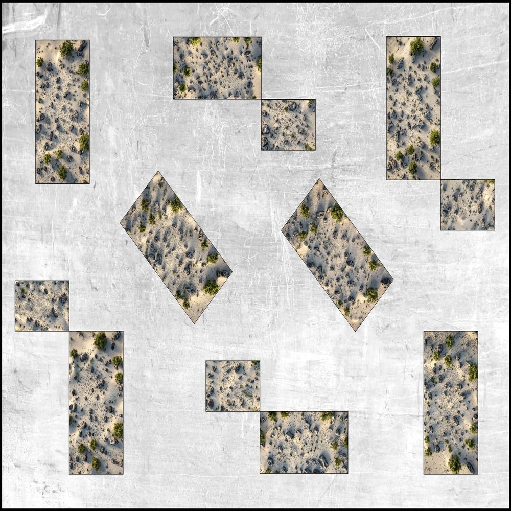 40K Tournament Neoprene Terrain Mats Chapter Approved 2025 (Barren)