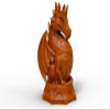 Forge Your Empire: Unpainted Dragon Chess Set (Pieces Only) view 2