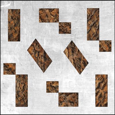40K Tournament Neoprene Terrain Mats  Chapter Approved 2025 (Desolation)