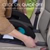 Britax UpNGo Click Backless Booster Car Seat with Rigid Latch, Lightweight and Portable Travel Booster with Slim Design and PosturePlus, Accommodates Kids up to 120 Lbs and 63  Raven Black view 4