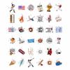 100Pcs Baseball Stickers for Water Bottles - Baseball Gifts, Party Supplies & Decorations - Sport Stickers - Gift for Women & Men view 4