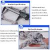 Outdoor Climbing Net for Kids and Adult,Climbing Net for Swing Set, Heavy Duty Rope Outdoor Cargo Webbing Net,Military Climbing Cargo Net(10mm*12cm,1X3m/3.3X9.8ft) view 3