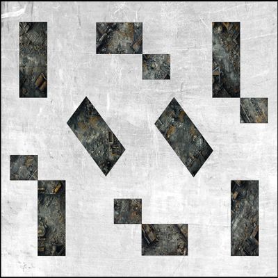 40K Tournament Neoprene Terrain Mats  Chapter Approved 2025 (Factory)