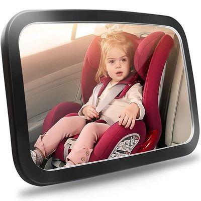 Baby Car Mirror, Rear Facing Car Seat Mirror with Wide View, Shatterproof, 360 Adjustable