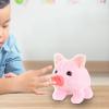 FytStycale Electronic Plush Pig Pet, Lifelike Animated Walking Toy for Children, Pink view 3