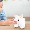 FytStycale Electronic Plush Pig Pet, Lifelike Animated Walking Toy for Children, White view 3