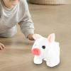 FytStycale Electronic Plush Pig Pet, Lifelike Animated Walking Toy for Children, White view 4