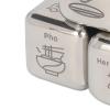 5pcs Dinner Dice Set, Funny Stainless Steel Food Decision Dice, Excellent for Valentines or Birthday, Adds Excitement to Mealtime view 3