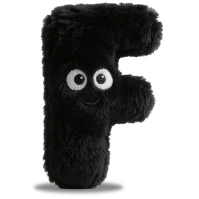 26-Letter Plush Toy Set (A-Z) 2025 New Model - Cute Stuffed Plush Toys & Decorative Pillow, Educational Gift for Kids & Fun Home Decor (F)