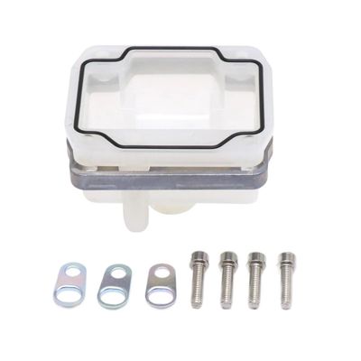 JPPJNDM Transparent Float Bowl for Lectron Carburetor(Milky White)