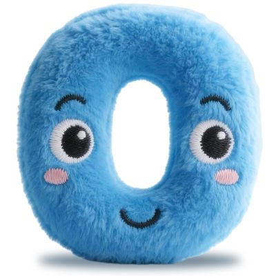 26-Letter Plush Toy Set (A-Z) 2025 New Model - Cute Stuffed Plush Toys & Decorative Pillow, Educational Gift for Kids & Fun Home Decor (O)