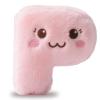 26-Letter Plush Toy Set (A-Z) 2025 New Model - Cute Stuffed Plush Toys & Decorative Pillow, Educational Gift for Kids & Fun Home Decor (P) view 1