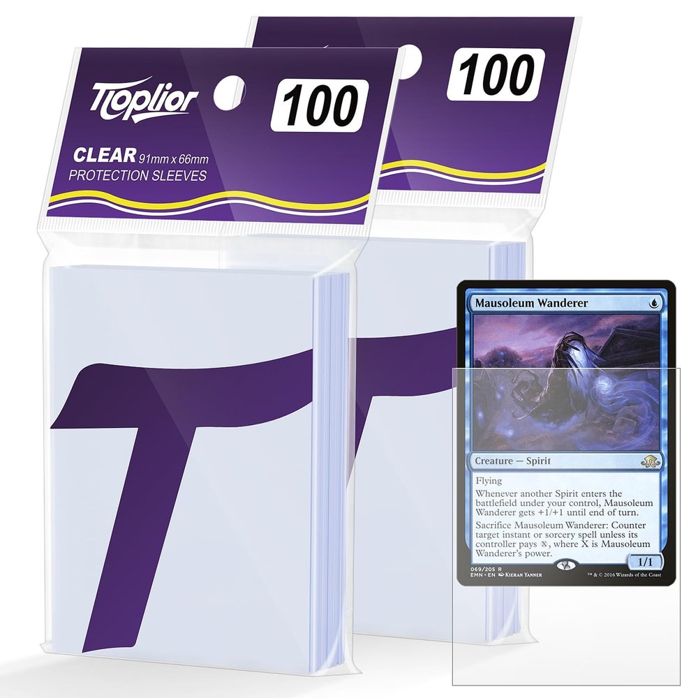 300 Black Matte Card Sleeves and 200 Soft Penny Sleeves