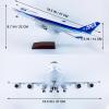 18.5Inch 1:150 Model Jet Airplane Model ANA B747-400 with Wheels Display Model Plane Resin for Collection Or Gift Ornament(ANA-B747) view 2