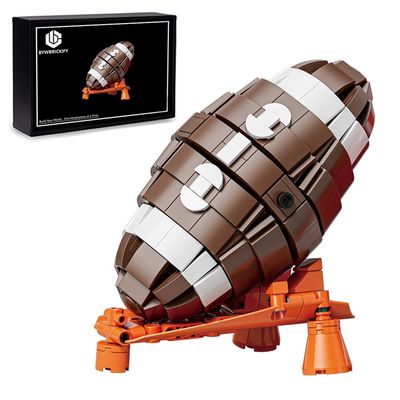 American Football Building Set,Sport Fan Toy for Kids Adults,Education Creator Building-Bricks Kits,Ideas Creative Gift for Football Lovers,Ages 8+,288 Pieces,Football Collectible Model Kit