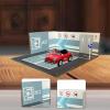 1:64 Vehicle Toy Parking Structure,Mini Garage Layout for Diecast Model Display, Style B view 3