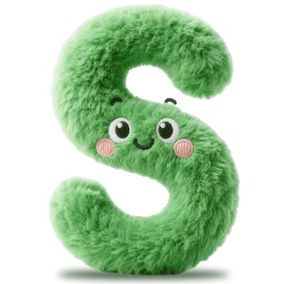 26-Letter Plush Toy Set (A-Z) 2025 New Model - Cute Stuffed Plush Toys & Decorative Pillow, Educational Gift for Kids & Fun Home Decor (S)