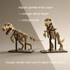 LUXEBLOCKS Dinosaur Skeleton Building Kit & Paleontology Building Set-316PCS Excavation-Ready T.Rex Fossil Model, Adult Dinosaur Gift with Movable Joints for Collectors-Display Figures for Home&Office view 2