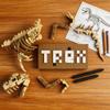 LUXEBLOCKS Dinosaur Skeleton Building Kit & Paleontology Building Set-316PCS Excavation-Ready T.Rex Fossil Model, Adult Dinosaur Gift with Movable Joints for Collectors-Display Figures for Home&Office view 3
