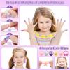 99 Pcs Kids Makeup Kit for Girls, Princess Toys Real Washable Cosmetics Set with Mirror, Hair Ties, Nails, Rings, Earrings, Necklace, Perfect for 3 4 5 6 7 8 Year Old Girls Birthday view 3