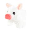 JCRBILW Electric Walking Plush Pig, Moving Mouth Piggy Toy, Vivid Funny Animated Interactive Stuffed Animal for Kids Gift, White view 1