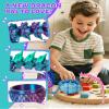 TBOLINE 12" 3D Printed Dragon Egg, Cool 3D Printer Articulated Crystal Dragon Toys for Kids, Surprise Animals Figurines Fidget Dinosaur Eggs Toys for Boys Kids Teen 5-7 4-6 8-12 view 2