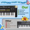 Upgraded Kids Piano Keyboard  37 Keys Toddler Keyboard with Microphone Learning Instrument Musical Toys for 3 4 5 6 Boys Girls Birthday Gift, Black view 3