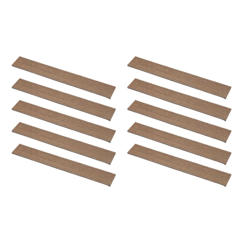 10 Pieces Dollhouse Flooring Miniature Simulation Wood Flooring Scene Decor, Self Adhesives Pretend Play Mini Floor Boards, Style B