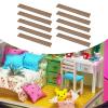 10 Pieces Dollhouse Flooring Miniature Simulation Wood Flooring Scene Decor, Self Adhesives Pretend Play Mini Floor Boards, Style B view 4