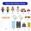Wooden Train Set Rescue & Hospital Expansion Pack  Ambulance, Doctors, Medical Tent, and Figures  Compatible with Brio Thomas Tracks  Emergency Role Play Toy for Kids Ages 3+ view 2