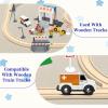 Wooden Train Set Rescue & Hospital Expansion Pack  Ambulance, Doctors, Medical Tent, and Figures  Compatible with Brio Thomas Tracks  Emergency Role Play Toy for Kids Ages 3+ view 4