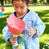 SUHEEUS Disc Launcher Toy Kids Yard Flying Spinner Fairy Hover Helicopter Propeller Toy Outdoor Capture Catching Chasing Game Gift for Boy Girl Age 4 5 6 7 8 9 10 (red, 1 Pack) view 2