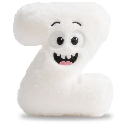 26-Letter Plush Toy Set (A-Z) 2025 New Model - Cute Stuffed Plush Toys & Decorative Pillow, Educational Gift for Kids & Fun Home Decor (Z)
