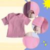 1:6 Male T Shirt Action Figure Clothes Small Casual DIY Gift Miniature Clothing for Doll 12'' Action Figures Body Accessory, Pink view 4