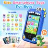 Kids Phone, Smart Phone Toys for Kids, Christmas Birthday Gifts for Kids Boys Age 3, 4, 5, 6, 7, 8 +Year Old, 2.8" Touchscreen Children Learning Play Phone Toys with Dual Camera, Game, Music Player view 2