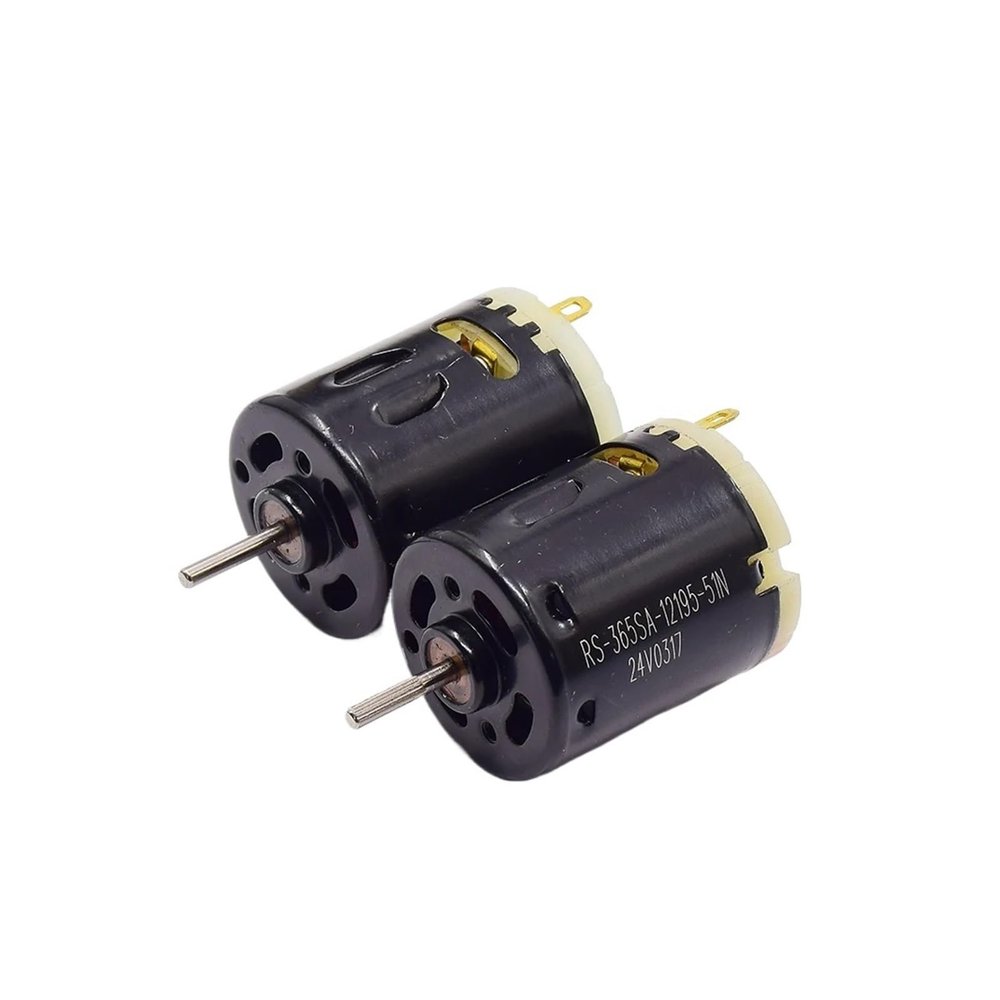 HJDIPCKYVG 1PC Small Black RS-365SA-12195 Carbon Brush Electronic Starter DC 24V 36V 48V B Splined Shaft