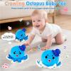 Baby Musical Toy for 6-12 Months, Rechargeable Crawling Octopus Plush with 40 Songs & Voice Recording  Interactive Tummy Time Toy, Soft Sensory Toy for Toddlers 1-3, Baby Gifts for 1 Year Old view 3