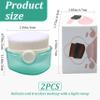 2pcs Sunscreen Applicator for Kids Sunscreen Lotion Applicator Set with Protective Cap Fast Brush Liquid Cream Powder Easy to Apply For Kids and Babies view 3