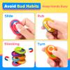 Sensory Fidget Magnetic Toys for Kids: Textured Fidget Sliders for Autism Claming - Anxiety Stress Relief Item Fun Small Fidgets Toys for Adult Office Desk - Travel Essential Classroom Must Have view 4