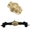 MYHWDRNU RC Car Parts Compatible with YiKong YK4102 YK4103 YK4082 1/8 1/10 RC Crawler Car Upgrade Brass Diff Cover Case Front Rear Axle Housing Case(2pcs) view 2