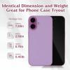Dummy Fake Phone Model, Looks Like The Real Phone Compatible with Phone 16, for Cell Phone Store Display or Send a Toy Phone 16 for Kids (Pink Blackscreen) view 2