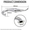 FLMLF Metal Side Exhaust Pipe Kit For 1/5 Hpi ROVAN King Motor Baja 5b SS Rc CAR PARYS view 2